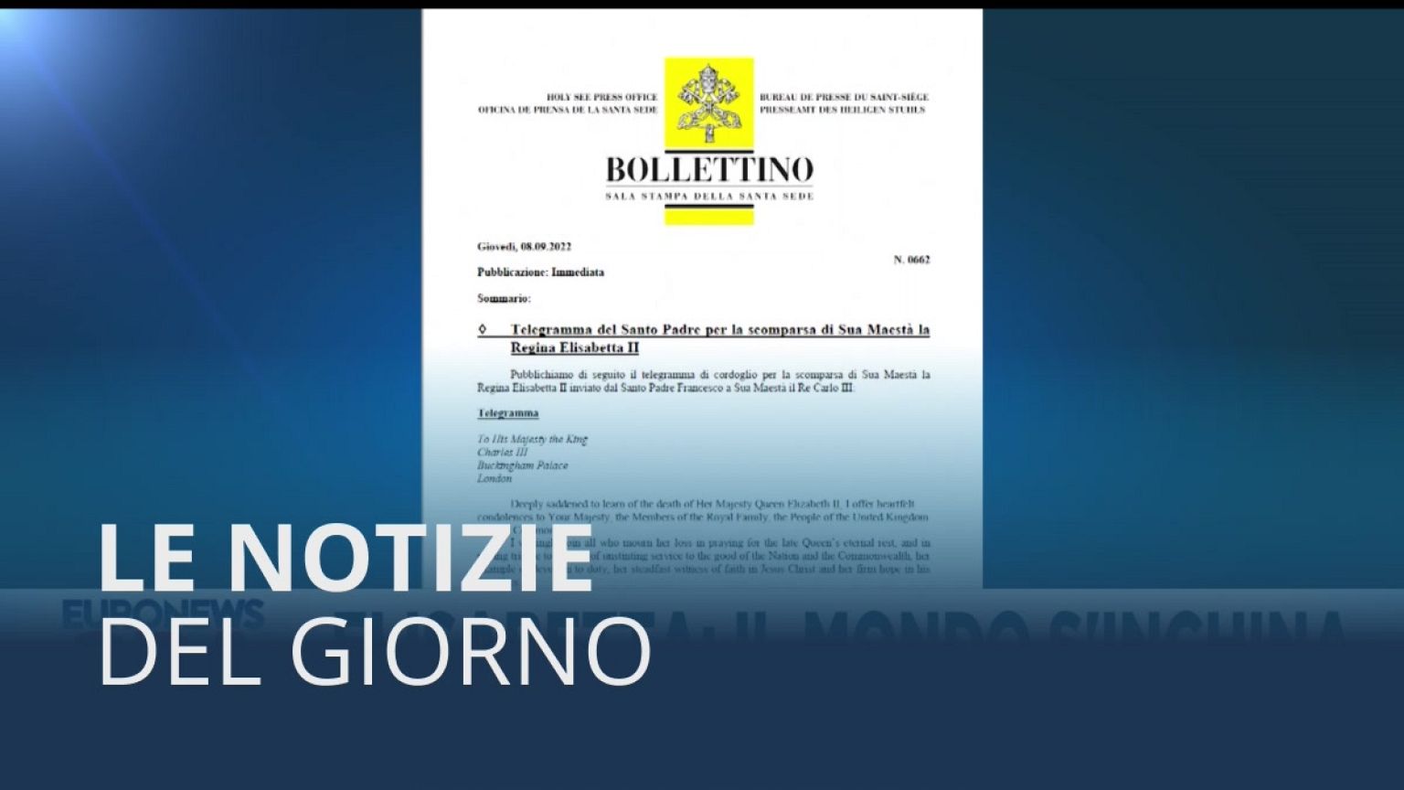 Le notizie del giorno | 09 settembre - Pomeridiane