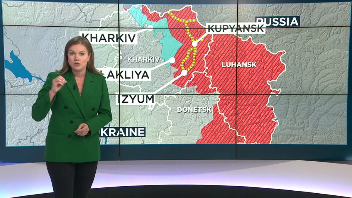 Les forces ukrainiennes progresseraient dans la région de Kharkiv au cours des derniers jours, selon l'Institut pour l'étude de la guerre.