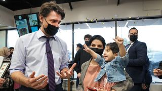 دیدار جاستین ترودو، نخست وزیر کانادا با پناهجویان افغان