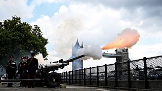 96 coups de canon ont été tirés à Londres en hommage à la reine Elizabeth II - Londres (Royaume-Uni), le 09/09/2022