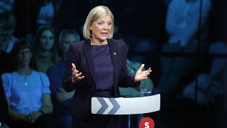 Премьер-министр Швеции на заключительных дебатах