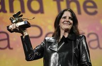 Laura Poitras reçoit le Lion d'Or, Venise, le 10 septembre 2022
