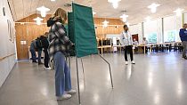 Eleitores suecos em Enkoping