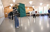 Eleitores suecos em Enkoping