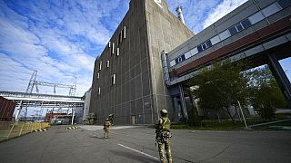 La centrale nucléaire de Zaporijiia, en Ukraine.