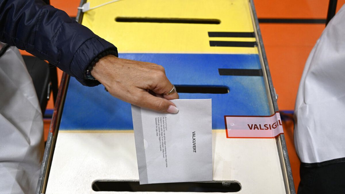 Stimmabgabe in Schweden