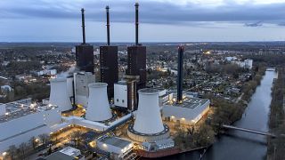 A németországi Lichterfelde gáztüzelésű erőmű hűtőtornya