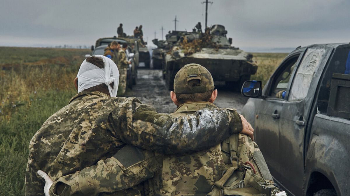 Ουκρανοί στρατιώτες στο Χάρκοβο