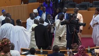 Scuffles in Senegal's new parliament taint first session