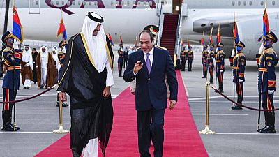 Egyptian president in Qatar after 4 years of diplomatic rupture