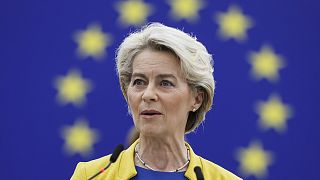 European Commission President Ursula von der Leyen delivered her keynote speech before the European Parliament in Strasbourg.