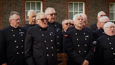 Des vétérans britanniques à Londres (13/09/22)