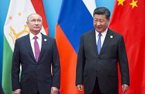 Vlagyimir Putyin és Hszi Csin-ping 2018-ban