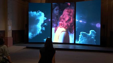 Art installation at Lyon Biennale of Comtemporary Art