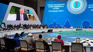 كلمة بالفيديو للأمين العام للأمم المتحدة أنطونيو غوتيريش خلال المؤتمر السابع لزعماء الأديان العالمية والتقليدية في نور سلطان - كازاخستان. 2022/09/14