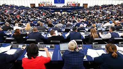 Заседание Европарламента в Страсбурге