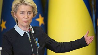 Ursula von der Leyen previously visited Ukrainian President Volodymyr Zelenskyy in April.