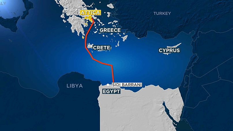 Undersea power cable to connect Egypt to Europe