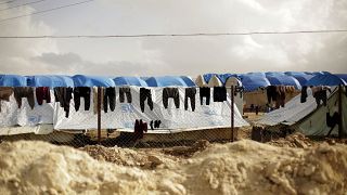 Foreign families from Islamic State-held areas are housed at the Al-Hol camp in Syria.