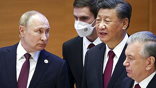 Putin und Xi haben sich in Usbekistan getroffen.