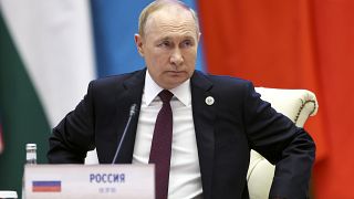 El presidente de Rusia, Vladímir Putin, en la cumbre de la OCS en Uzbekistán