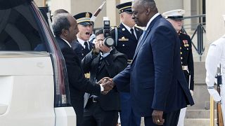 Somali President meets top US officials at the Pentagon
