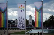 A EuroPride-ra díszített Belgrád