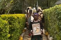 Junge Kalenjin-Krieger in Kenia