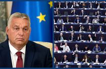 Orbán Viktor, illetve az Európai Parlament képviselői