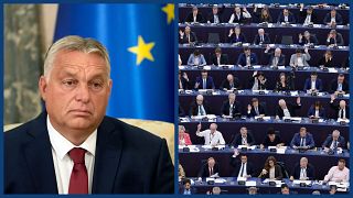 Orbán Viktor, illetve az Európai Parlament képviselői