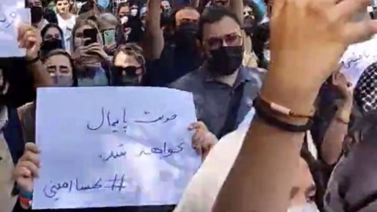 اعتراض به مرگ مهسا امینی در تهران