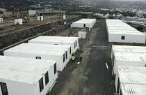 Prefabricated homes on La Palma