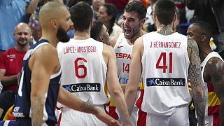Στιγμιότυπο από τον τελικό του Ευρωμπάσκετ