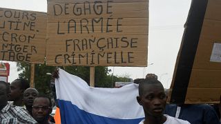 Des Nigériens manifestent contre la présence militaire française