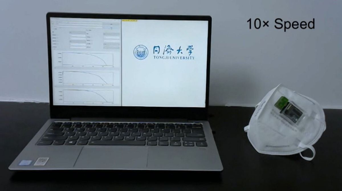 Sensor Mask Hi-tech face mask with sensor could detect COVID, flu and other viruses ...