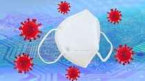 Scientists have developed a mask that can detect viruses in the air around it