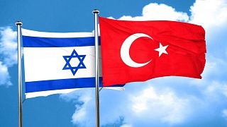 İsrail ve Türkiye bayrakları