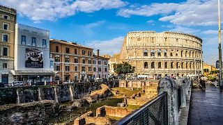 Imagen del Coliseo, en Roma, capital de Italia