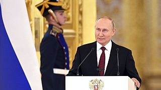 Le président russe au Kremlin, à Moscou, en Russie, mardi 20 septembre 2022. 