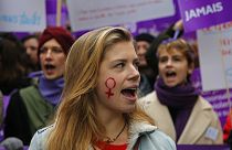 Feministinnen protestieren gegen sexuelle Gewalt - ARCHIV
