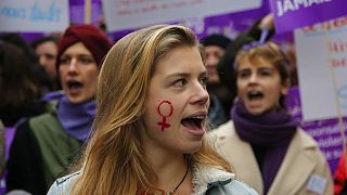 Feministinnen protestieren gegen sexuelle Gewalt - ARCHIV