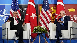 Cumhurbaşkanı Erdoğan ile ABD Başkanı Biden (arşiv) 