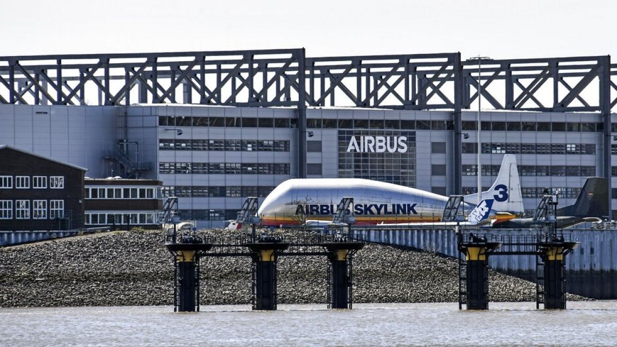 Az Airbus üzeme Hamburgban