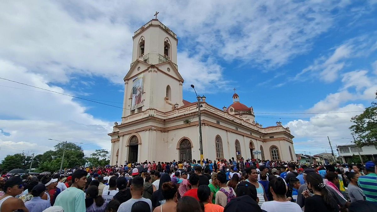 احتفالات بالقديس ميغيل في نيكاراغوا. 