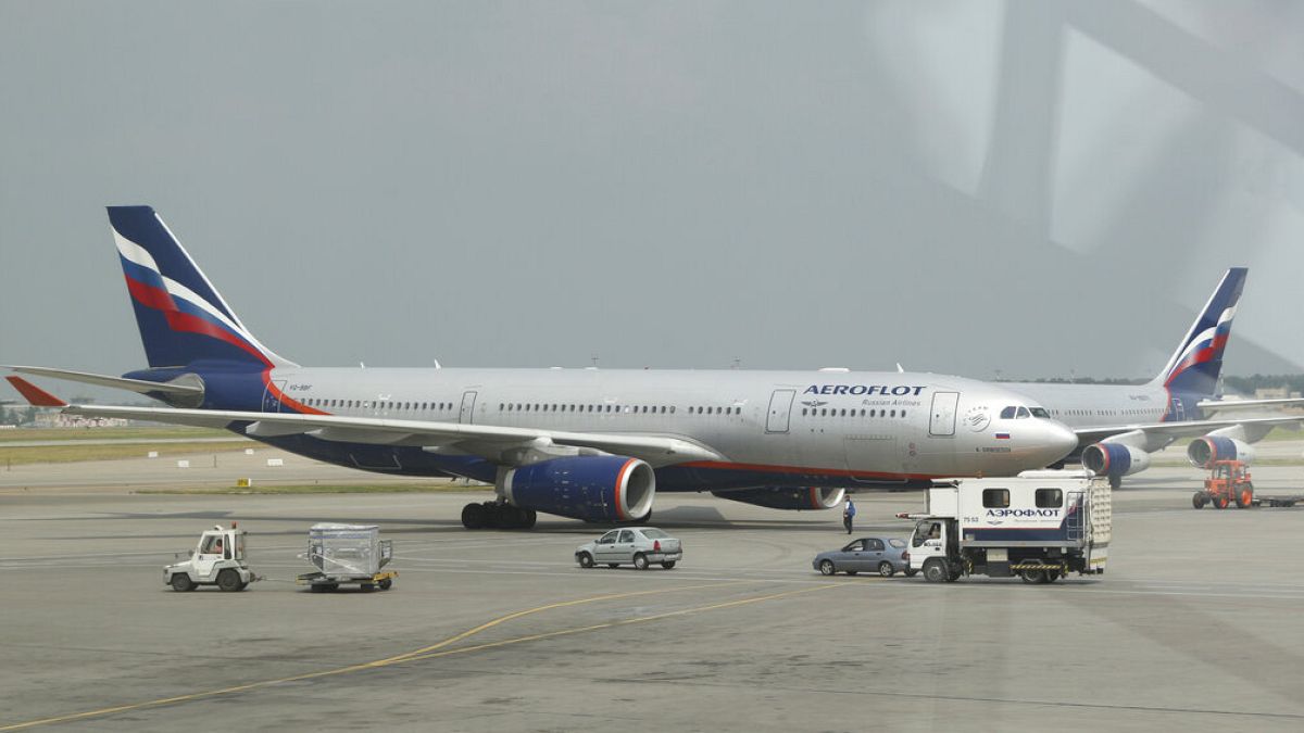 ARQUIVO - Após o embargo internacional, a Aeroflot deixou de poder voar para os países da União Europeia