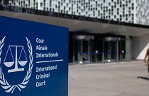 The exterior view of the International Criminal Court in The Hague, Netherlands, March 31, 2021. 