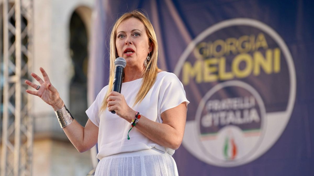 Giorgia Meloni: The far-right party leader set to be Italy's first female prime minister | Euronews