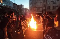 Шестой день не стихают протесты после гибели 22-летней курдской девушки от рук полиции нравов, Тегеран, 21 сентября 2022 г.