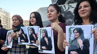 زنان لبنانی در حمایت از مهسا امینی