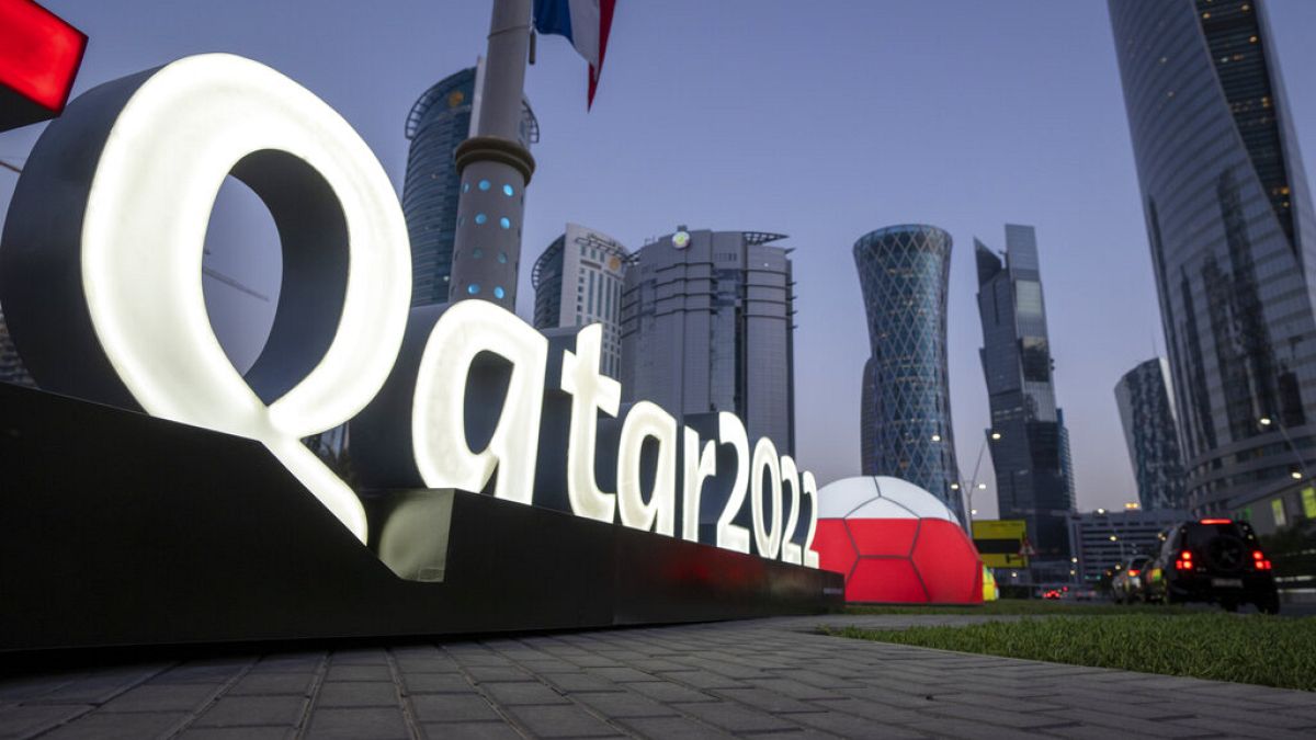 Logo für die WM in Katar